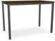 Amisco Customizable Ricard Walnut Veneer Bar Table-0