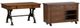 Liberty Furniture Arlington House 2-Piece Cobblestone Brown Office Desk Set-0