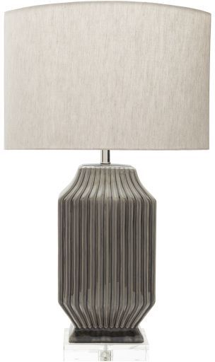 Surya Blacklake Gold Table Lamp-0
