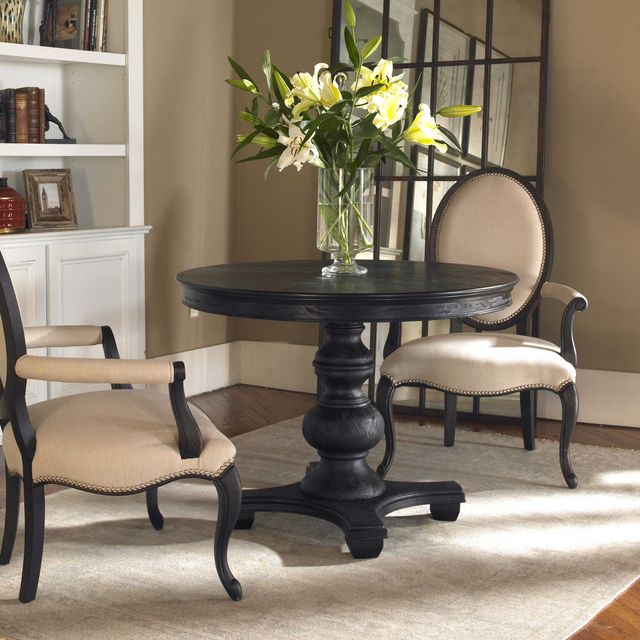 Uttermost® Brynmore Satin Black Dining Table-1