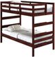 Donco Kids Promo Shaker Dark Cappuccino Youth Twin/Twin Bunkbed-0
