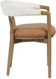 TOV Furniture Vina Cognac/Cream Dining Chair-4