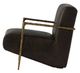 YHD Baya Dark Brown Accent Chair-1