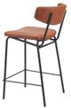 Zuo® Modern Charon Vintage Brown Counter Stool-4