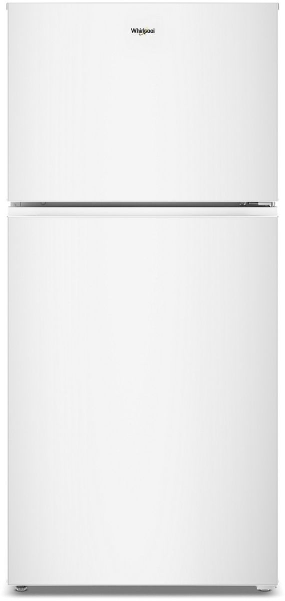 Whirlpool® 30" 19.3 Cu. Ft. White Top Freezer Refrigerator with Total Coverage Cooling-0