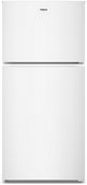Whirlpool® 30" 19.3 Cu. Ft. White Top Freezer Refrigerator with Total Coverage Cooling-0