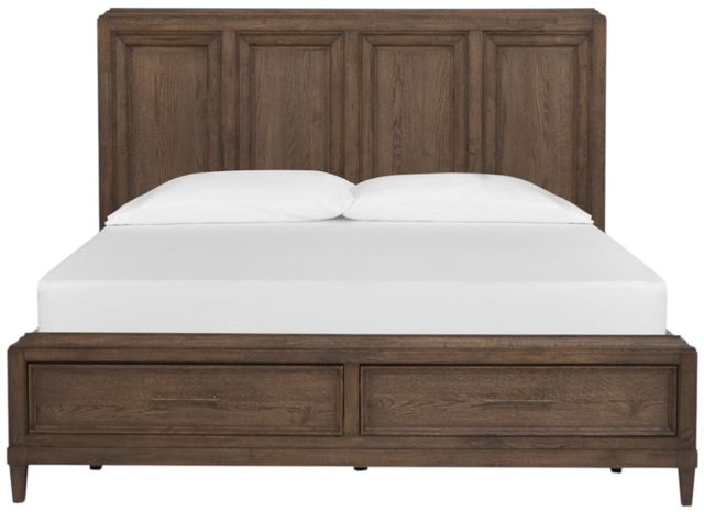 Magnussen Home® Groveland Park Brown California King Panel Storage Bed-1