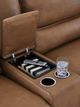 Signature Design by Ashley® DeepWakes 3-Piece Caramel Right Arm Facing Power Reclining Sectional with Chaise-4