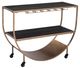 Zuo® Modern Bechet Black/Brass Bar Cart-0