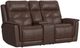 Flexsteel® Ranger Rustic Brown Power Reclining Loveseat with Console-0