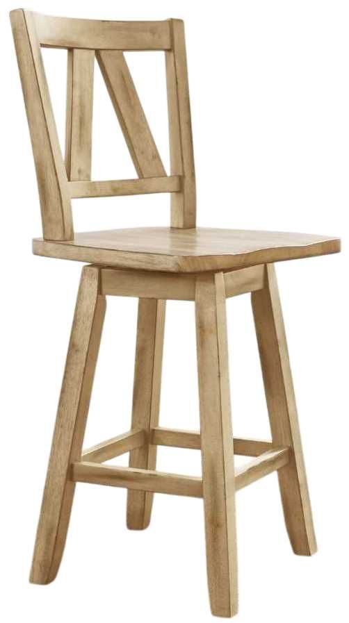 Liberty Furniture Lindsey Farm Natural Counter Height Swivel Dining Chair-0