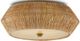 Currey & Company Antibes Natural Flush Mount Lighting-0
