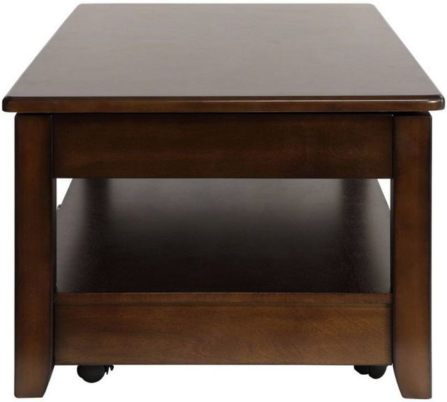Mazin Furniture Ballwin Deep Cherry Cocktail Table-2