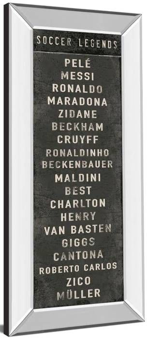 Classy Art Soccer Legends by The Vintage Collection Wall Art-1