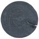A & B Home Matte Black Round Sculptural Accent Table-2