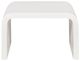 Century® Carrier and Company Mark White Concrete Small Outdoor Cocktail Table -1