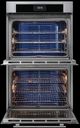 Wolf® M Series 30" Stainless Steel Transitional Double Electric Built in Wall Oven-1