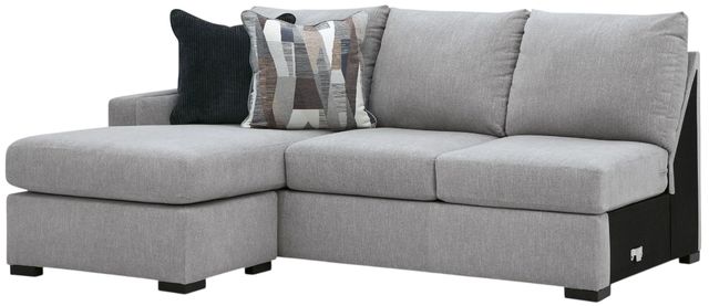 Benchcraft® Lakepoint 2-Piece Nickel Left-Arm Facing Sectional and Chaise-3