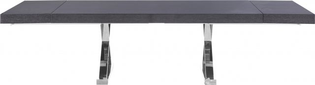 Meridian Furniture Excel Grey Extendable Dining Table-2