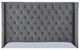 Mazin Furniture Deirdre Upholstered Gray Queen Platform Bed-2