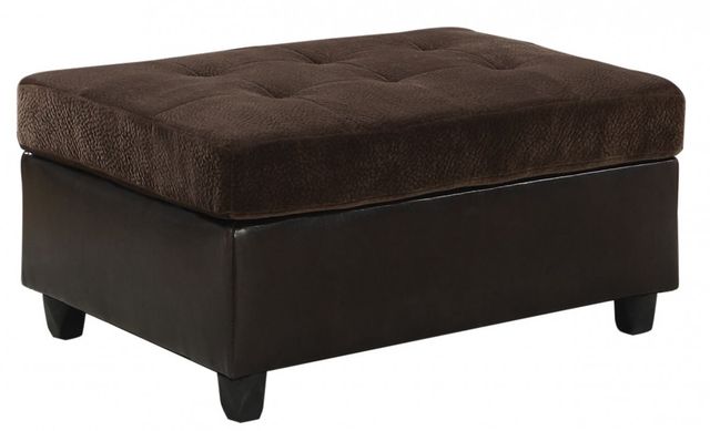 Coaster® Mallory Dark Chocolate Ottoman-0