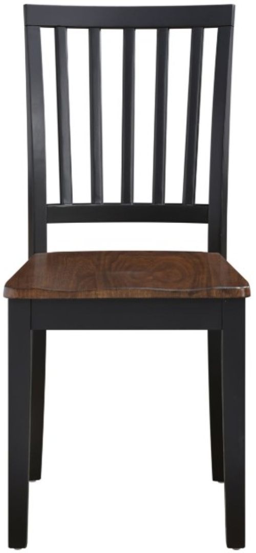 Steve Silver Co. Joplin 5-Piece Walnut Dining Set with Ebony Base-3