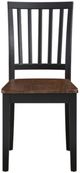 Steve Silver Co. Joplin 5-Piece Walnut Dining Set with Ebony Base-3