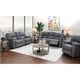 HomeStretch Rhino Gray Manual Reclining Sofa-0