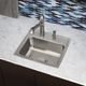 Elkay Lustertone® Classic Lustrous Satin 19" x 18" x 7-5/8" 1-Hole Single Bowl Drop-In Sink-2