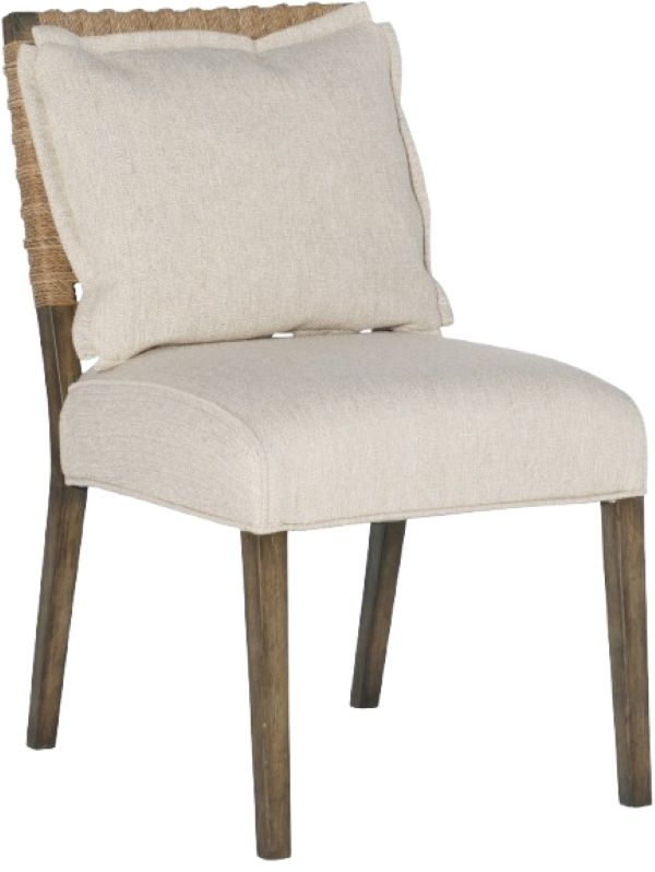 Hooker® Furniture Sundance Cliffside/Zuri Cream Woven Back Dining Side Chair-0