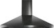 GE® 36" Wall Mount Pyramid Chimney Hood-Black Stainless-0