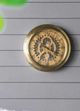 A & B Home Gold Open Faced Gear Clock-4