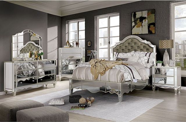 Furniture of America® Eliora Silver Dresser-1