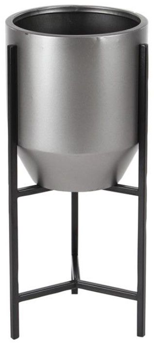 Deco Marche 3-Piece Silver Planter Set-1
