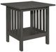 Mazin Furniture Lewiston 3-Piece Antique Gray Occasional Table Set-2