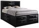 ACME Furniture Ireland Black Eastern King Bookcase Bed-0