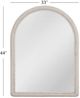 Bassett Mirror Nichols White Wall Mirror-2