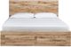 Signature Design by Ashley® Hyanna Tan Brown Queen Panel Bed with 4-Drawer Storage-1