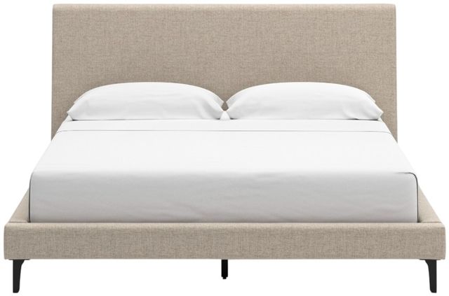 Signature Design by Ashley® Cielden Soft Gray California King Upholstered Panel Bed-2