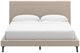 Signature Design by Ashley® Cielden Soft Gray California King Upholstered Panel Bed-2