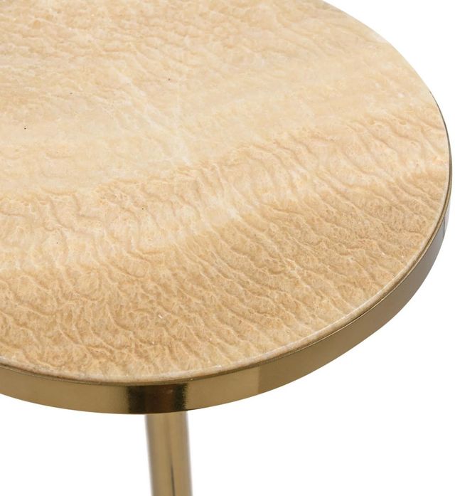 Classic Home Jordyn Champagne Medium Accent Table-4