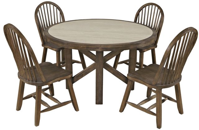 Jofran Inc. Sierrafina Cortado 52" Round Dining Table-1