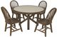 Jofran Inc. Sierrafina Cortado 52" Round Dining Table-1