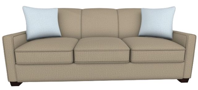Best® Home Furnishings Customizable Marinette Full Sofa Sleeper with Honey Birch Legs-1
