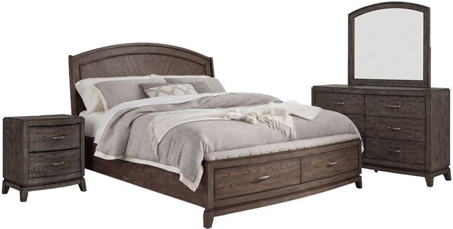 Liberty Furniture Avalon 4-Piece Coffee Bean Queen Bedroom Set  -0