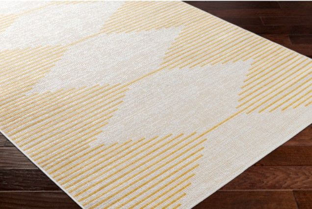 Surya Eagean Yellow 4'x6' Area Rug-3