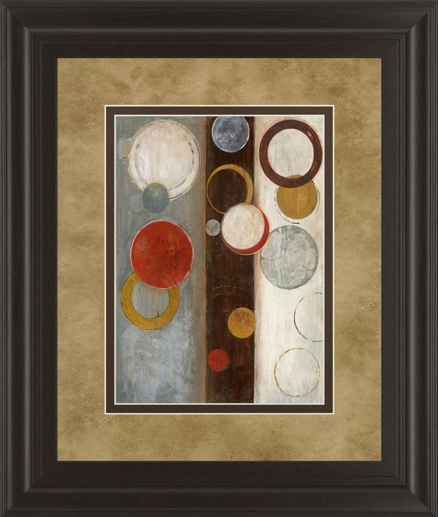 Classy Art “Crescent Moon I” By Tava Studio Brown 34 in. x 40 in. Framed Print-0