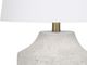 Monarch Specialties Inc. 20"H Cream Concrete Table Lamp-2