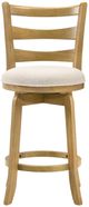 Armen Living Melindra 3-Piece Putty Brown/White Counter Stool Set-2