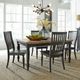 Liberty Furniture Harvest Home 5-Piece Barley Brown/Chalkboard Rectangular Dining Set-1
